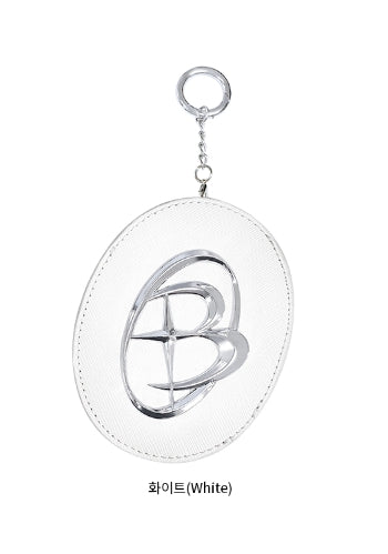 Accent card holder key ring